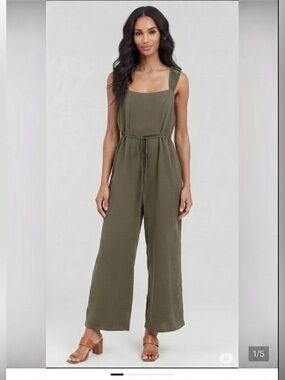 As U Wish Belted Wide Leg Jumpsuit #8104